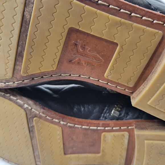 Frye Black Flat Jillian Pull On Tall Boot with Lace Detail, 7M - Picture 8 of 11